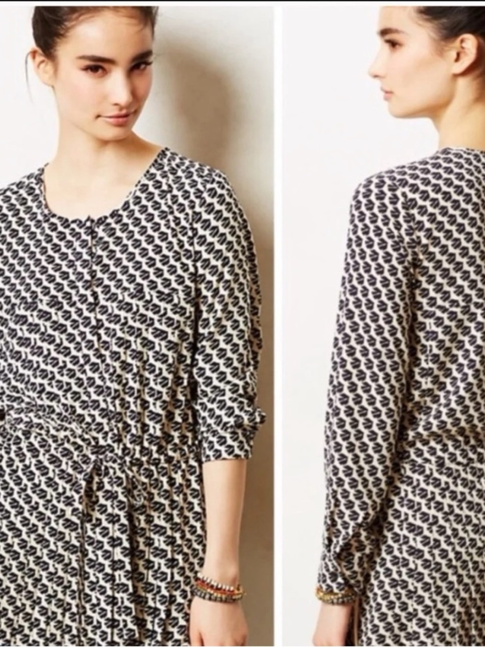 Anthropologie Maeve Selva Drop Waist Tunic